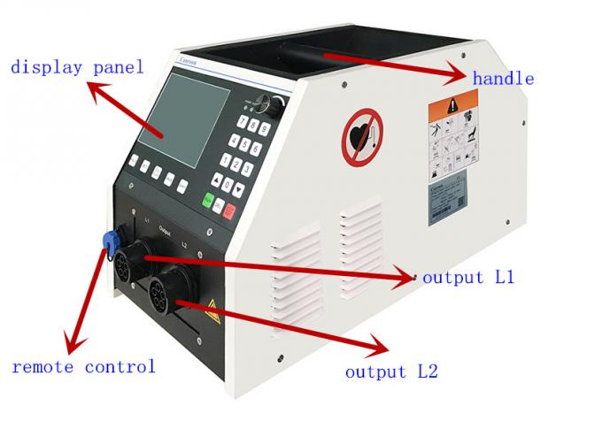 Precio de la máquina de calefacción de inducción del tratamiento térmico de la soldadura del poste de la refrigeración por aire
